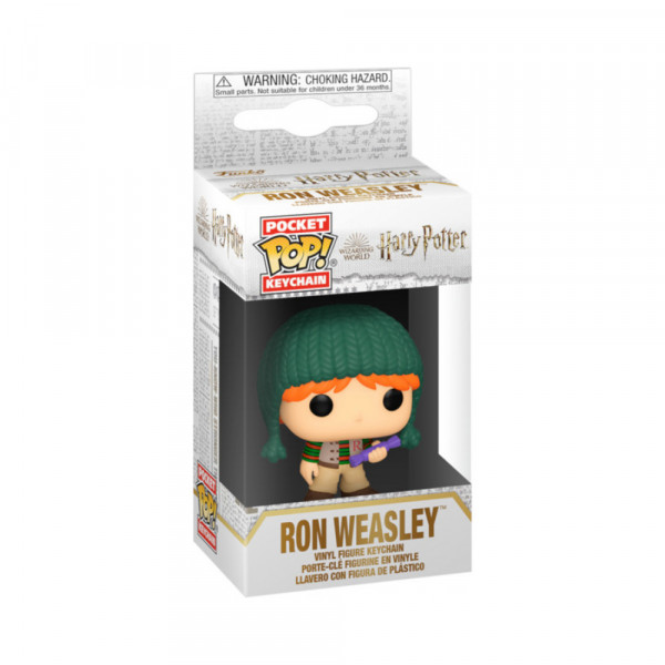 Funko POP! Keychain Harry Potter: Holiday Ron Weasley